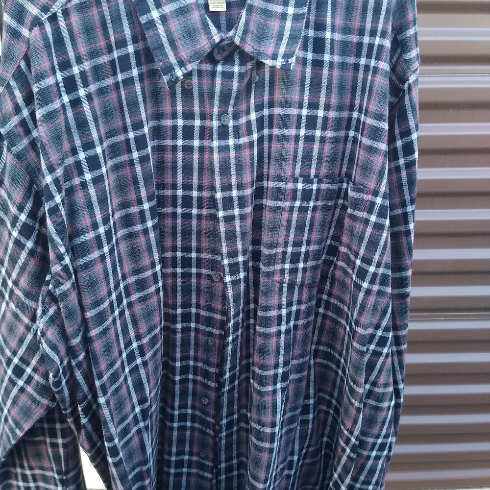 Black and red flannel